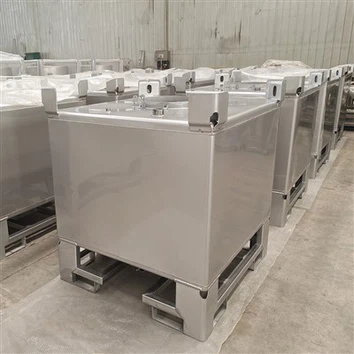 Nehrdzavejúca oceľ 1000 l IBC